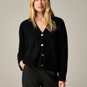 J crew Cashmere patch-pocket cardigan xs